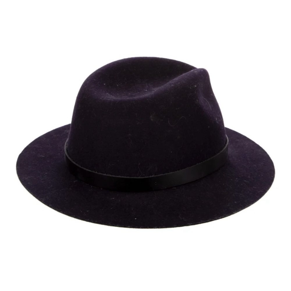 RAG & BONE HAT: Deep purple wool hat - Picture 2 of 7